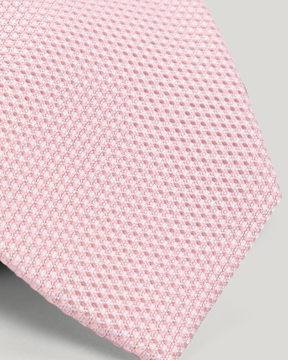 Silk Textured Two-tone Tie, Pink, hi-res